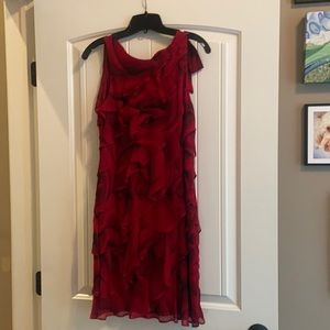 Red dress White House Black Market